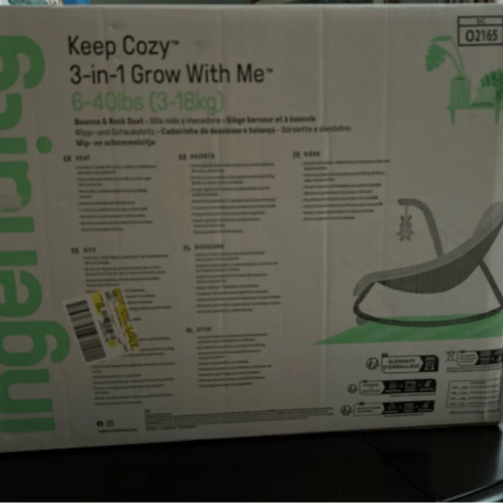 Ingenuity Keep Cozy 3-in-1 Grow With Me Baby Seat - Gray - Picture 5 of 6